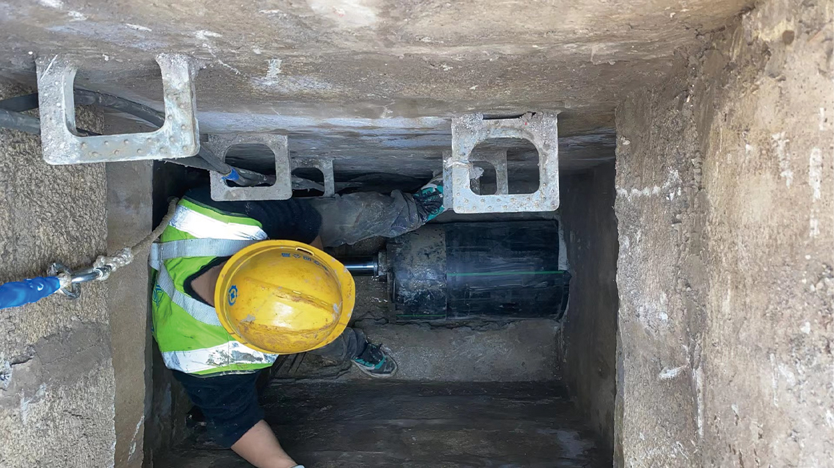 白碱滩HDPE短管内衬法